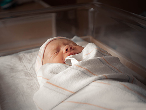 The baby is often placed skin-to-skin on your chest and covered with a blanket.