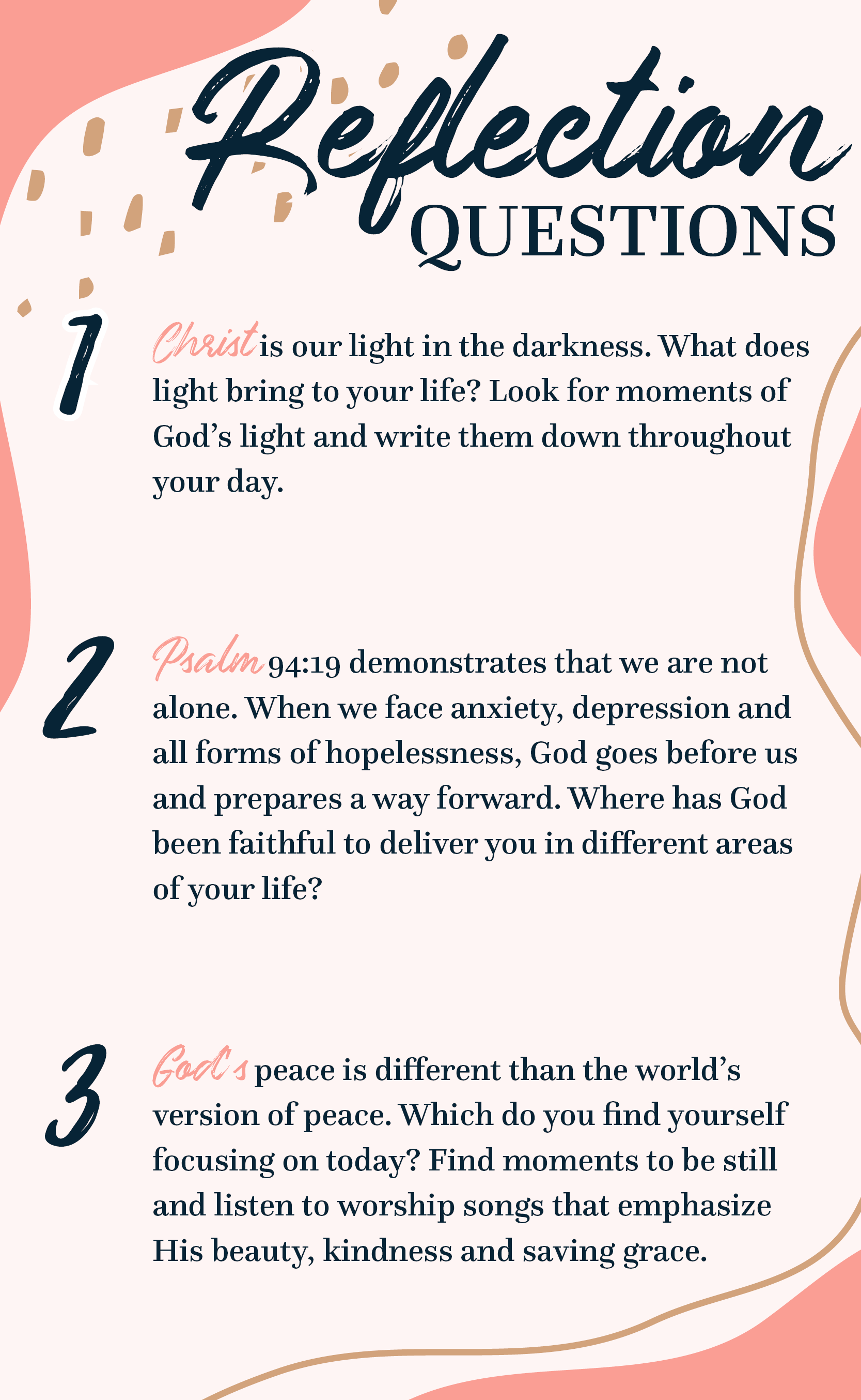 CHM Reflection Questions - Psalm 94 19
