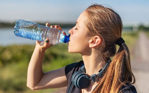 Stay hydrated. Drink fluids low in acid, such as water.